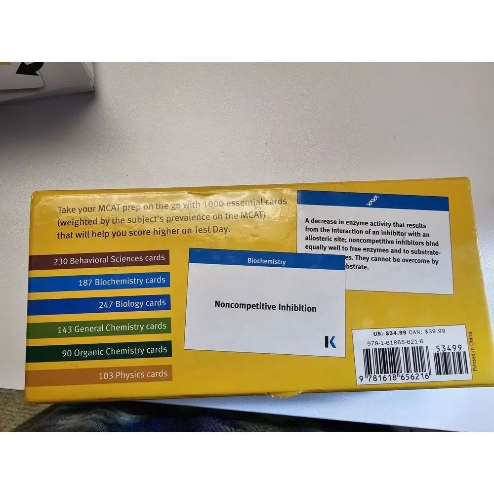 Kaplan MCAT Flashcards and‎ App 3rd Edition